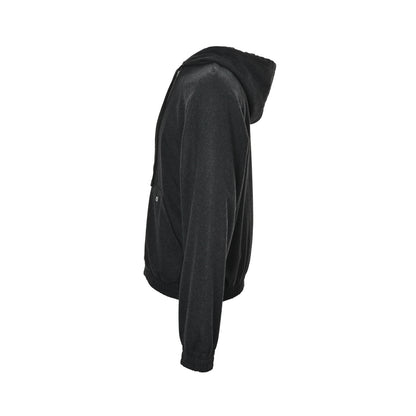 Fendi hardware cashmere zipper hooded jacket