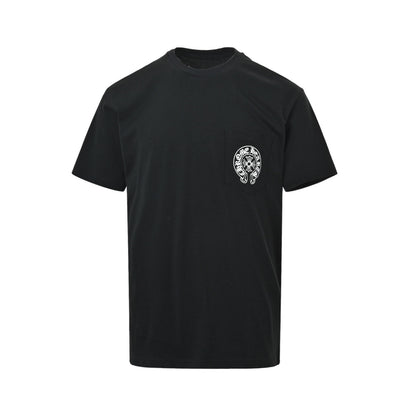 Chrome Hearts Horseshoe Print Logo Short Sleeve