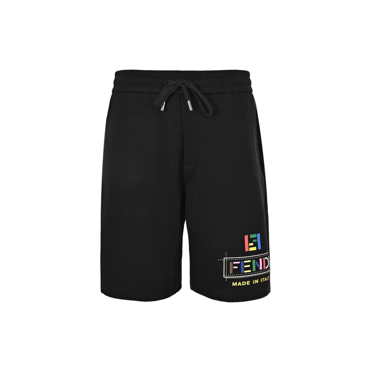 Fendi 26ss colorful letter printed shorts