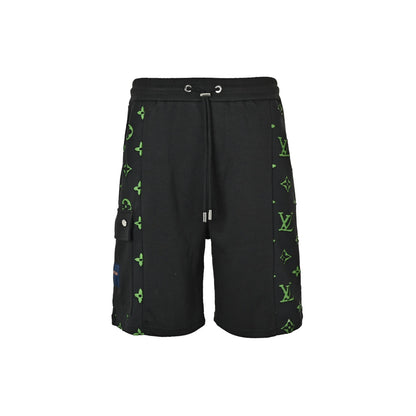 Louis Vuitton presbyopia burnt flower overalls shorts