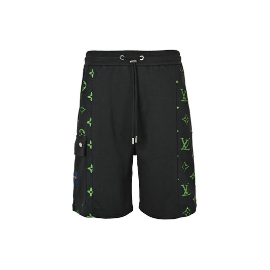 Louis Vuitton presbyopia burnt flower overalls shorts
