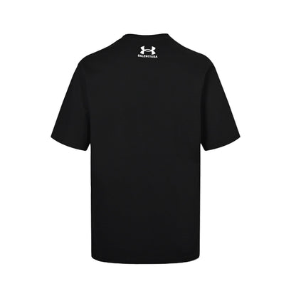 Balenciaga 24ss Under Armor joint embroidered logo short sleeves