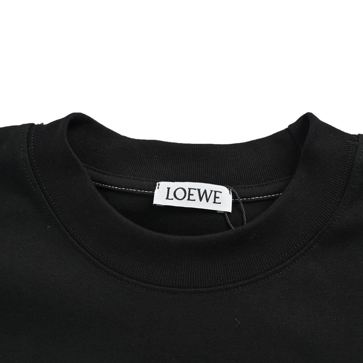Loewe/Luoyiwei 26ss animal line embroidered short sleeves