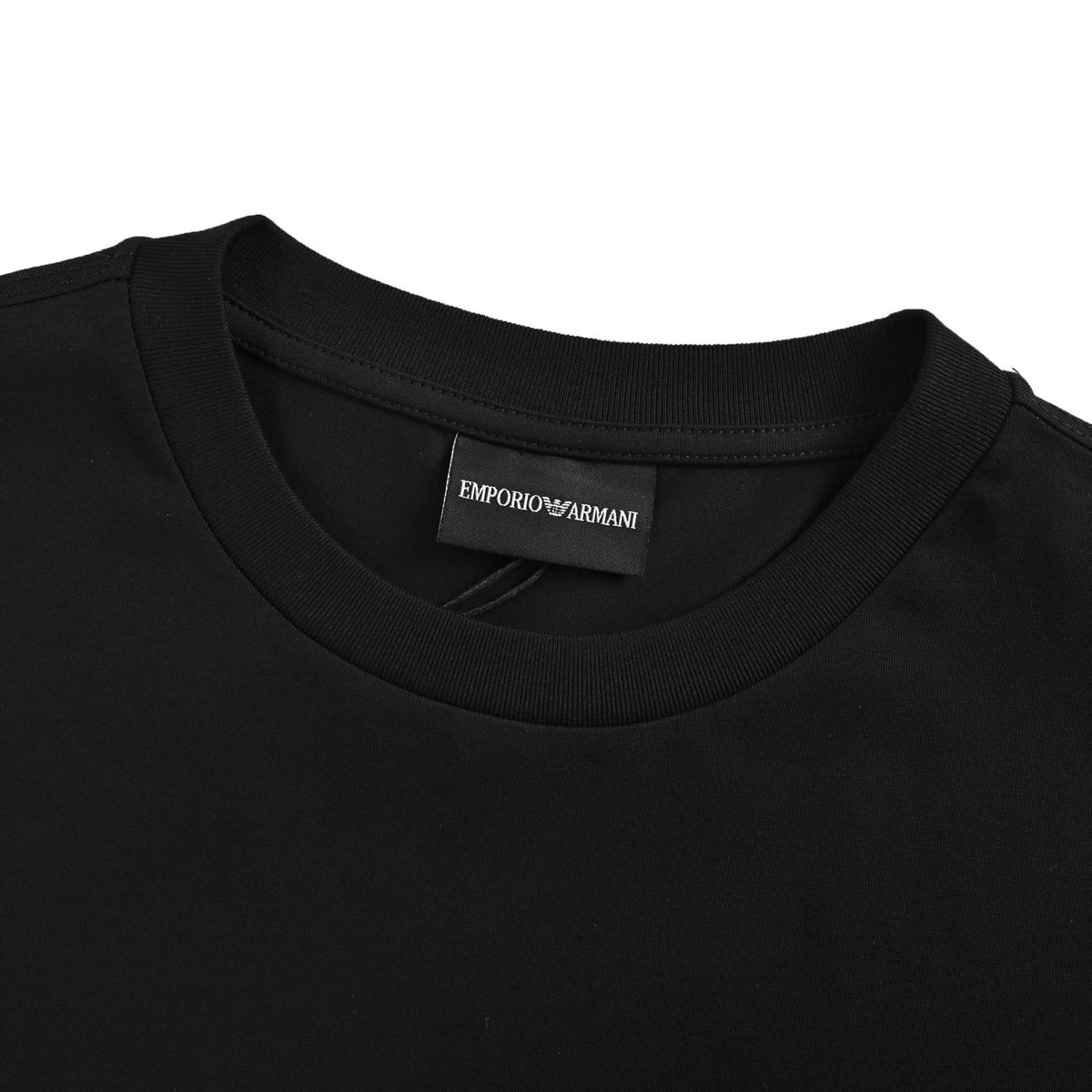 Armani embossed logo short-sleeves (2 pieces in a box/1 each in black and blue)