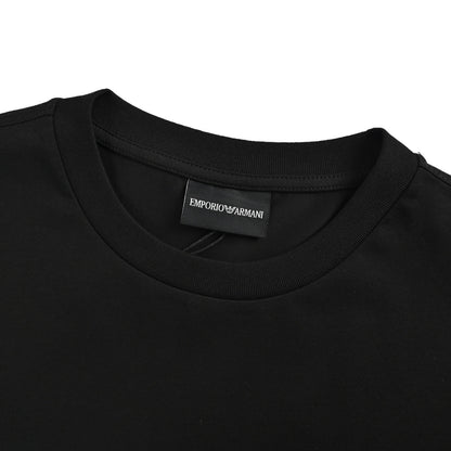 Armani embossed logo short-sleeves (2 pieces in a box/1 each in black and blue)