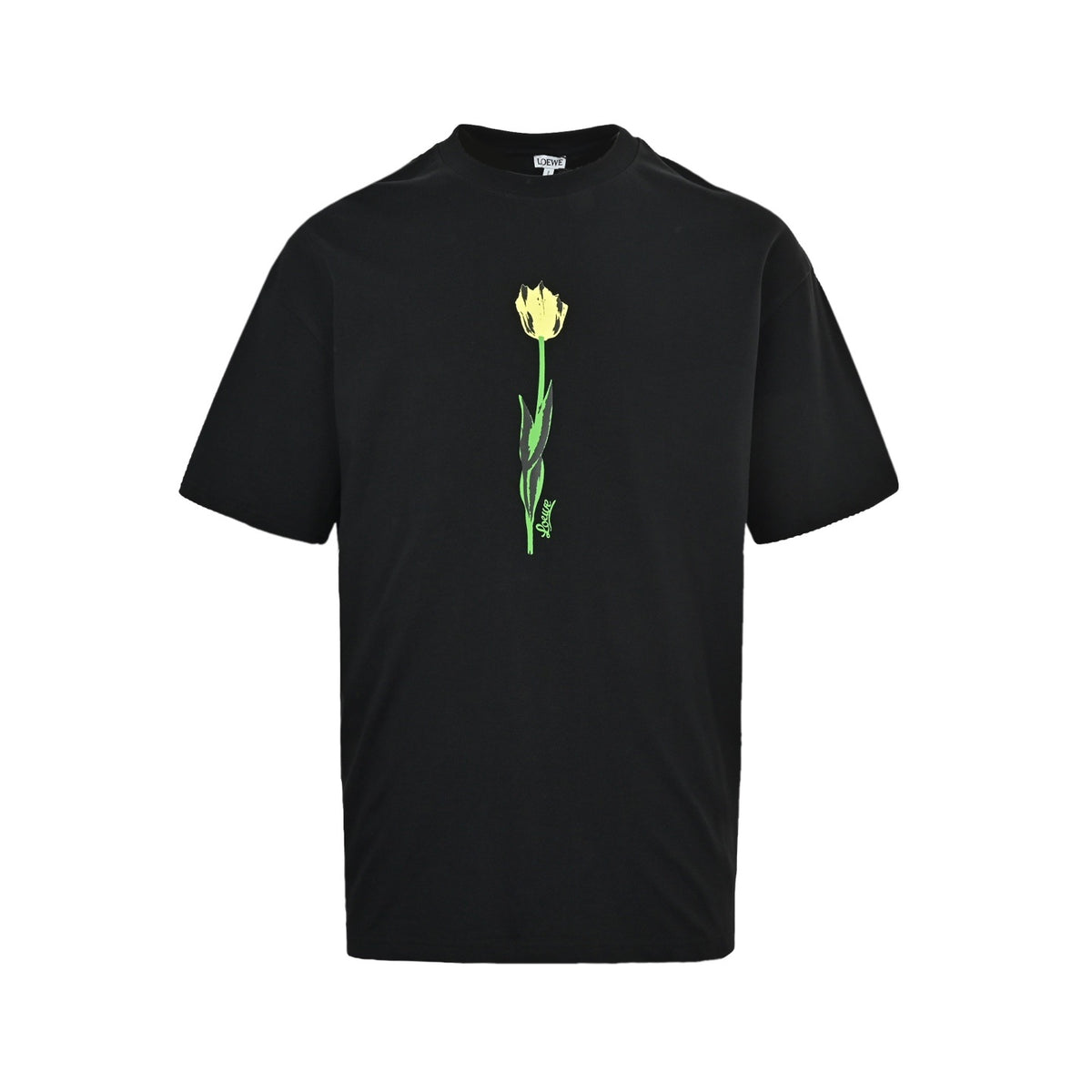 Loewe/Luo Yiwei tulip flower print short sleeves