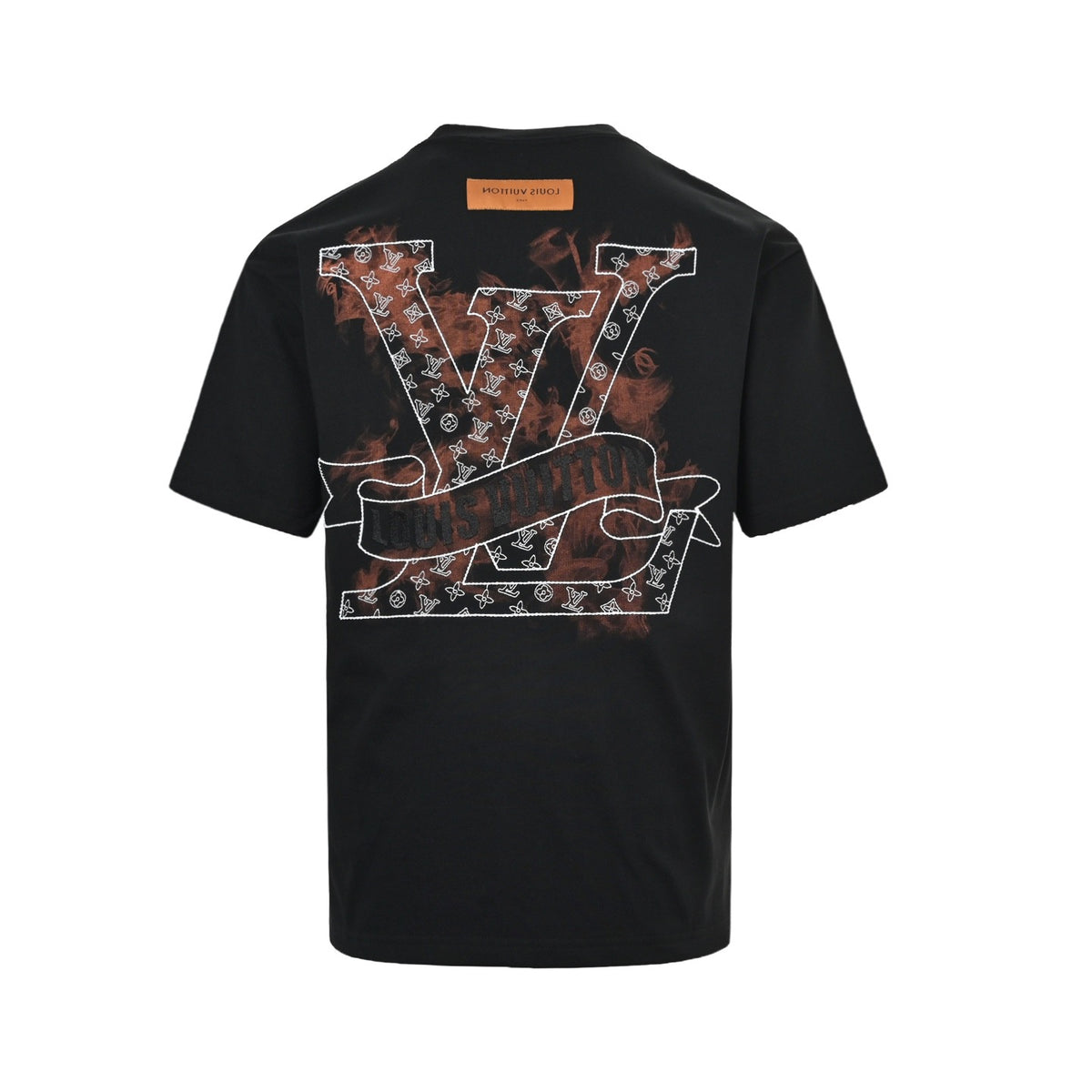Louis Vuitton 26ss smoke hollow logo embroidered short sleeves