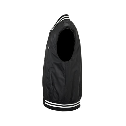 Louis Vuitton/Prada/Prada 25Fw triangle logo cotton vest Vuitton 25ss hot diamond route short sleeves