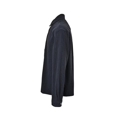 Dior dark pattern all-over denim long-sleeved shirt