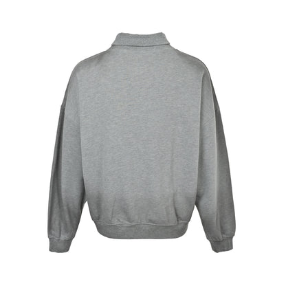 ACNE STUDIOS blur print logo turtleneck sweatshirt