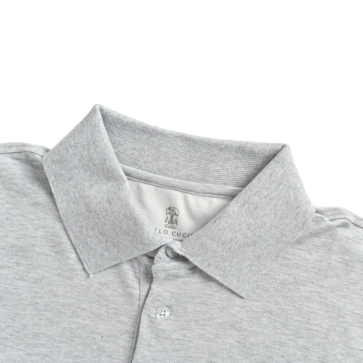 BRUNELLO CUCINELLI BC small label solid color polo Polo short sleeves