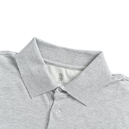 BRUNELLO CUCINELLI BC small label solid color polo Polo short sleeves