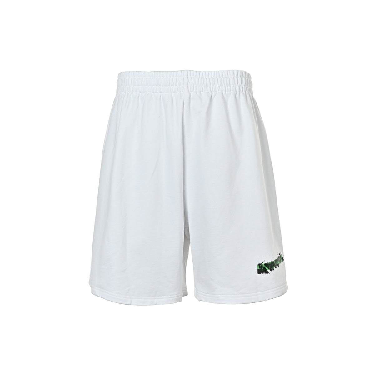 Balenciaga 26ss scrambled letter tape shorts