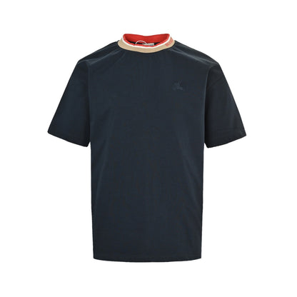 Burberry 25ss neckline letter jacquard short sleeves