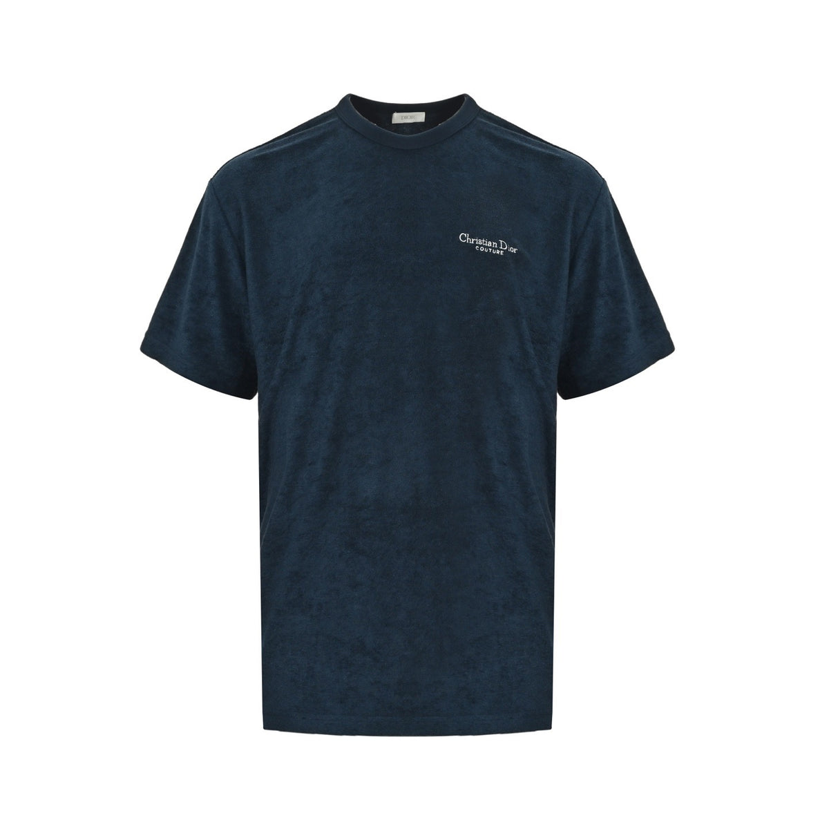 Dior 25ss terry cloth short sleeves with embroidered logo on the chest