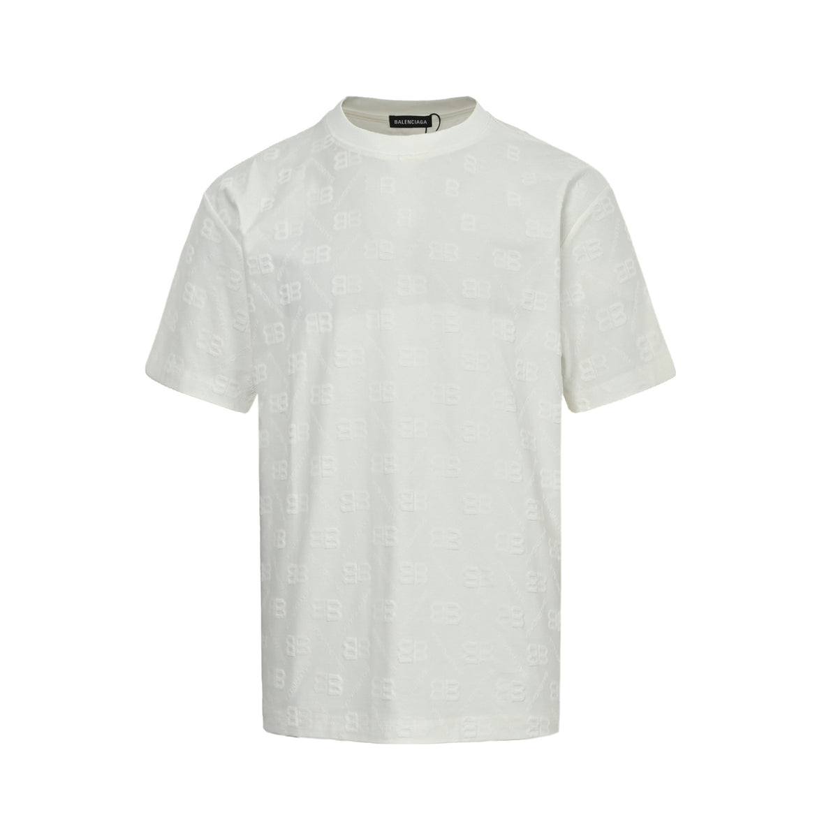 Balenciaga 26ss all-over presbyopia jacquard short sleeves