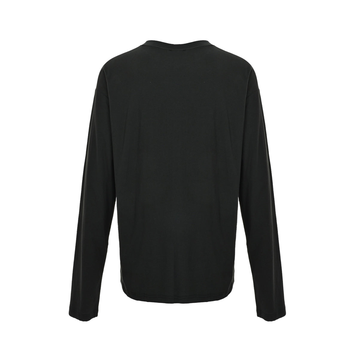 Acne Studios New Year Limited Pink Flocked Letter Print Long Sleeve T-Shirt