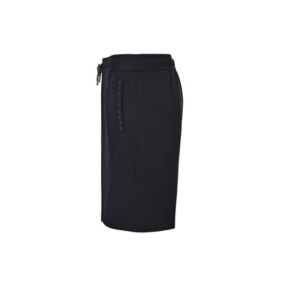 Fendi shorts with leather label patch on back pocket