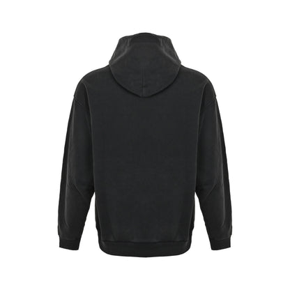 Balenciaga/Balanciaga 24Fw patch letter embroidered washed hooded sweatshirt