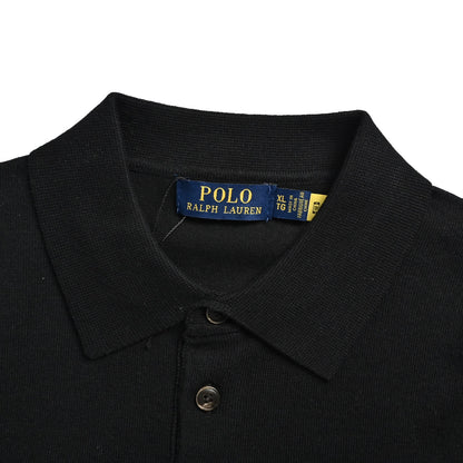 RalphLauren/Ralph Lauren pony embroidered three-button knitted Polo short sleeves