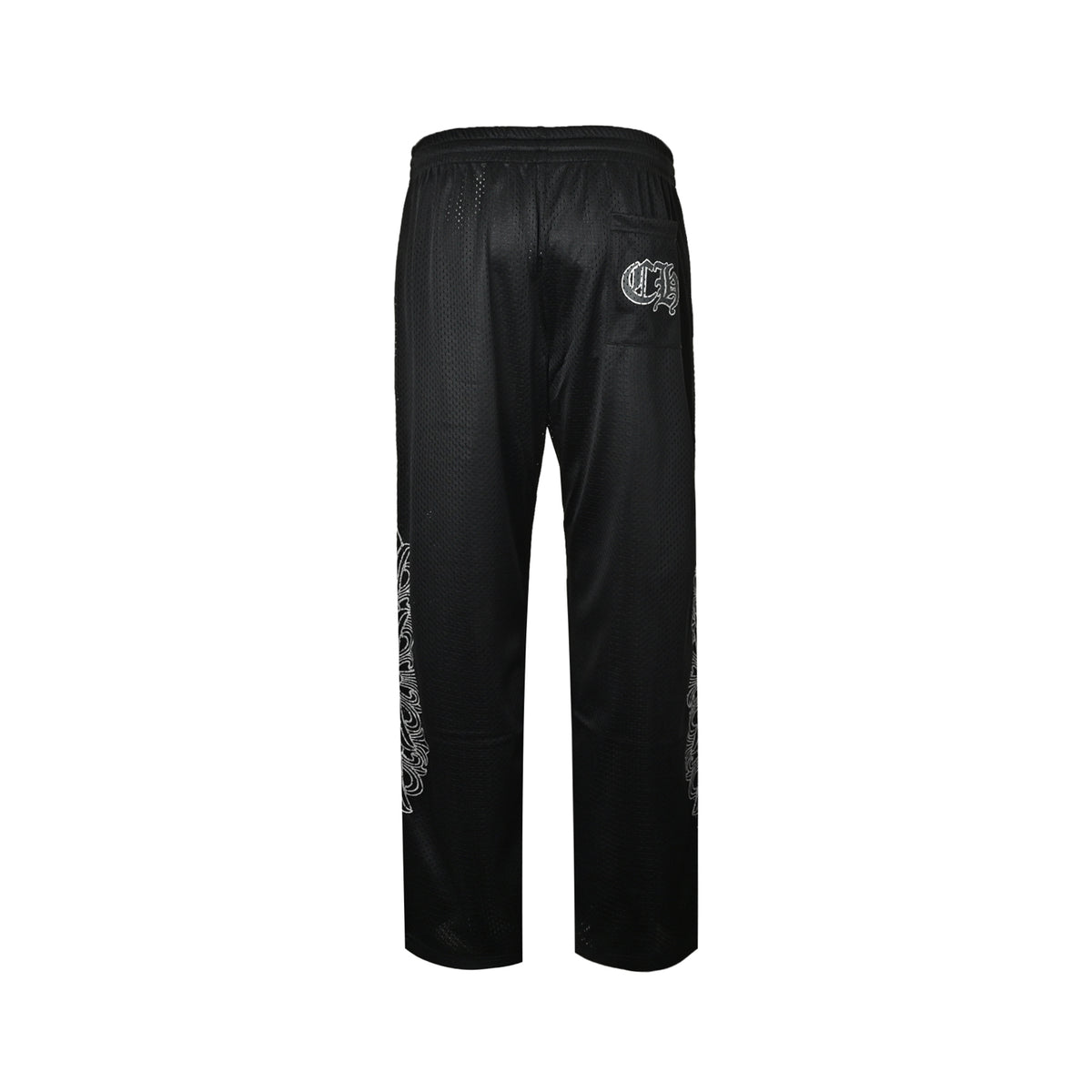 Chrome Hearts/Chrome Heart Glitter Sanskrit Hockey Mesh Pants