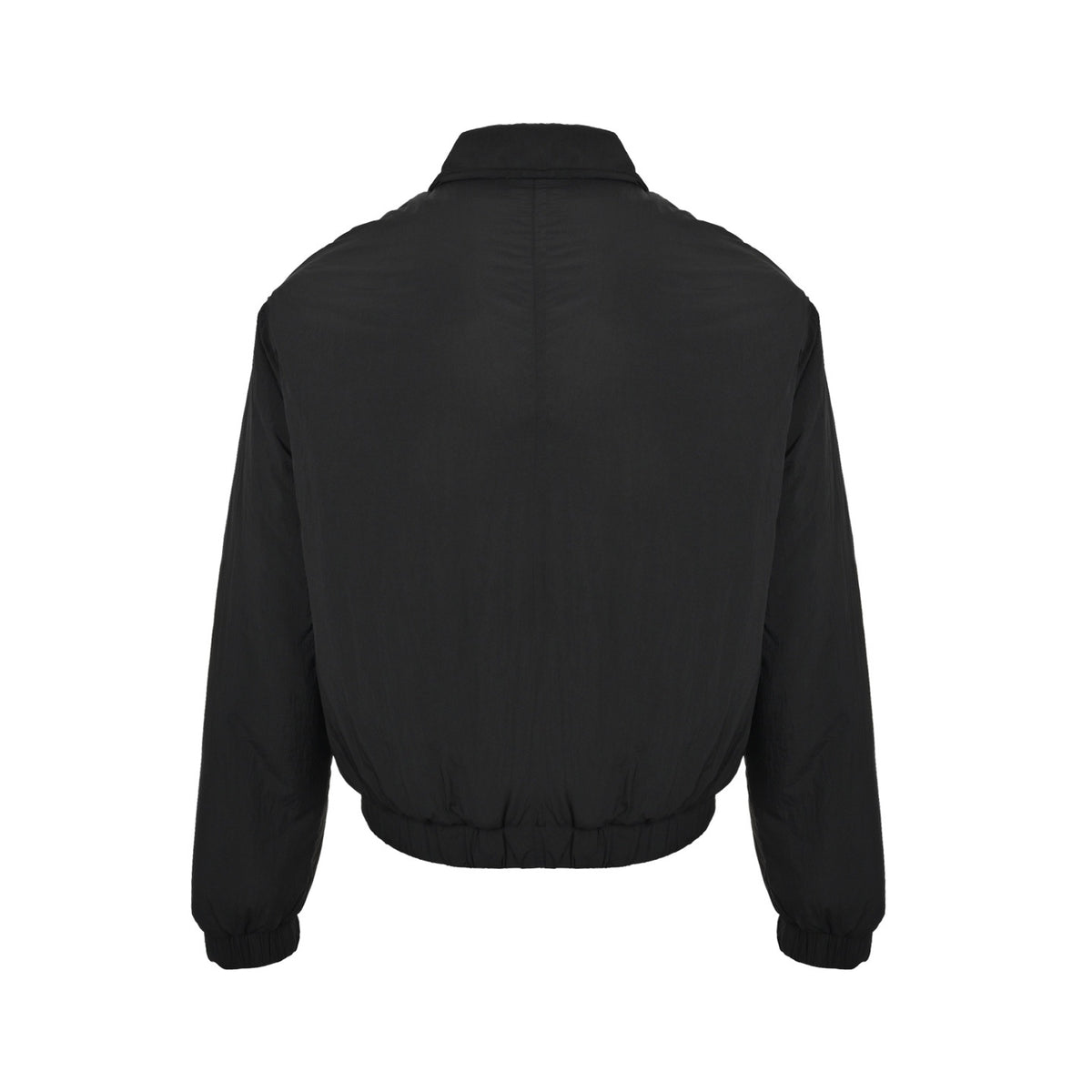 Ami metallic love nylon padded lapel jacket