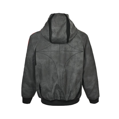 Adidas joint model TG LTHR JKT sports hooded zipper jacket