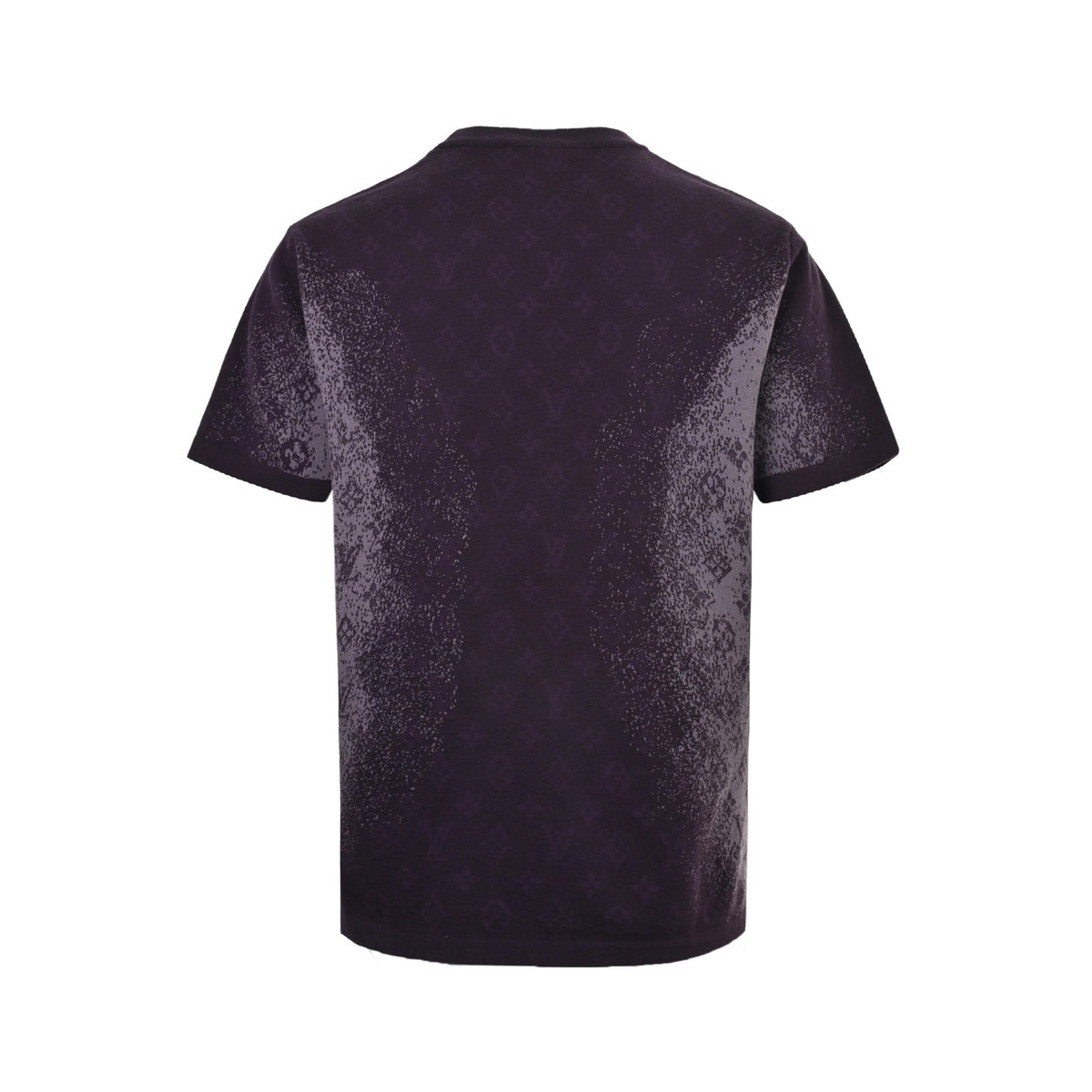 Louis Vuitton 26ss presbyopic gradient jacquard knitted short sleeves