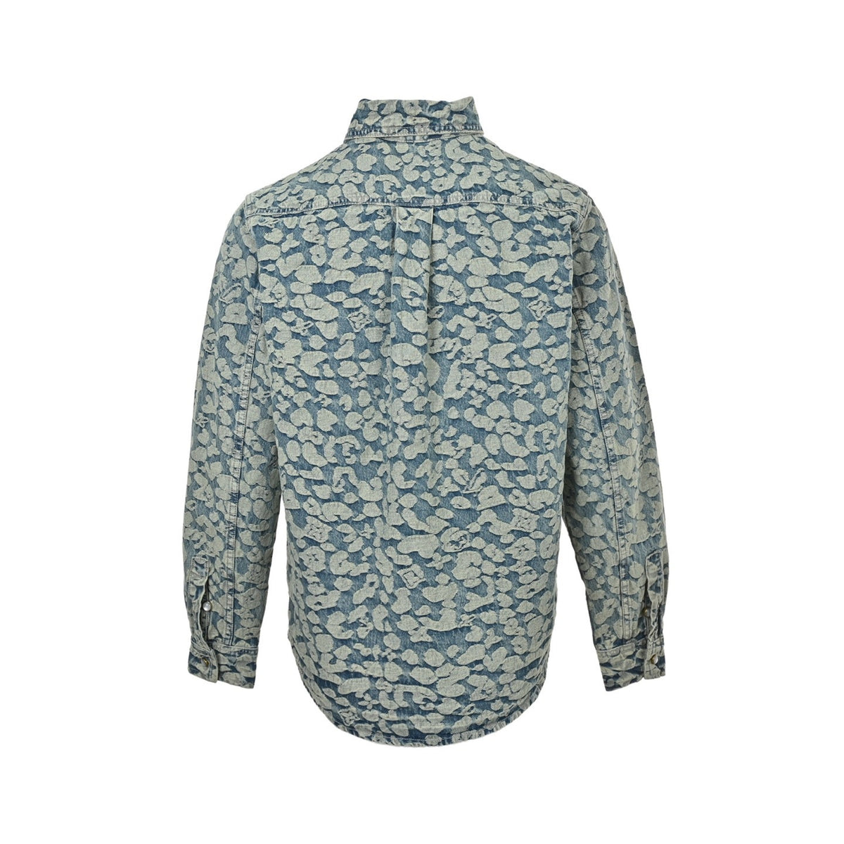 Louis Vuitton Nigo joint style burnt flower work denim jacket