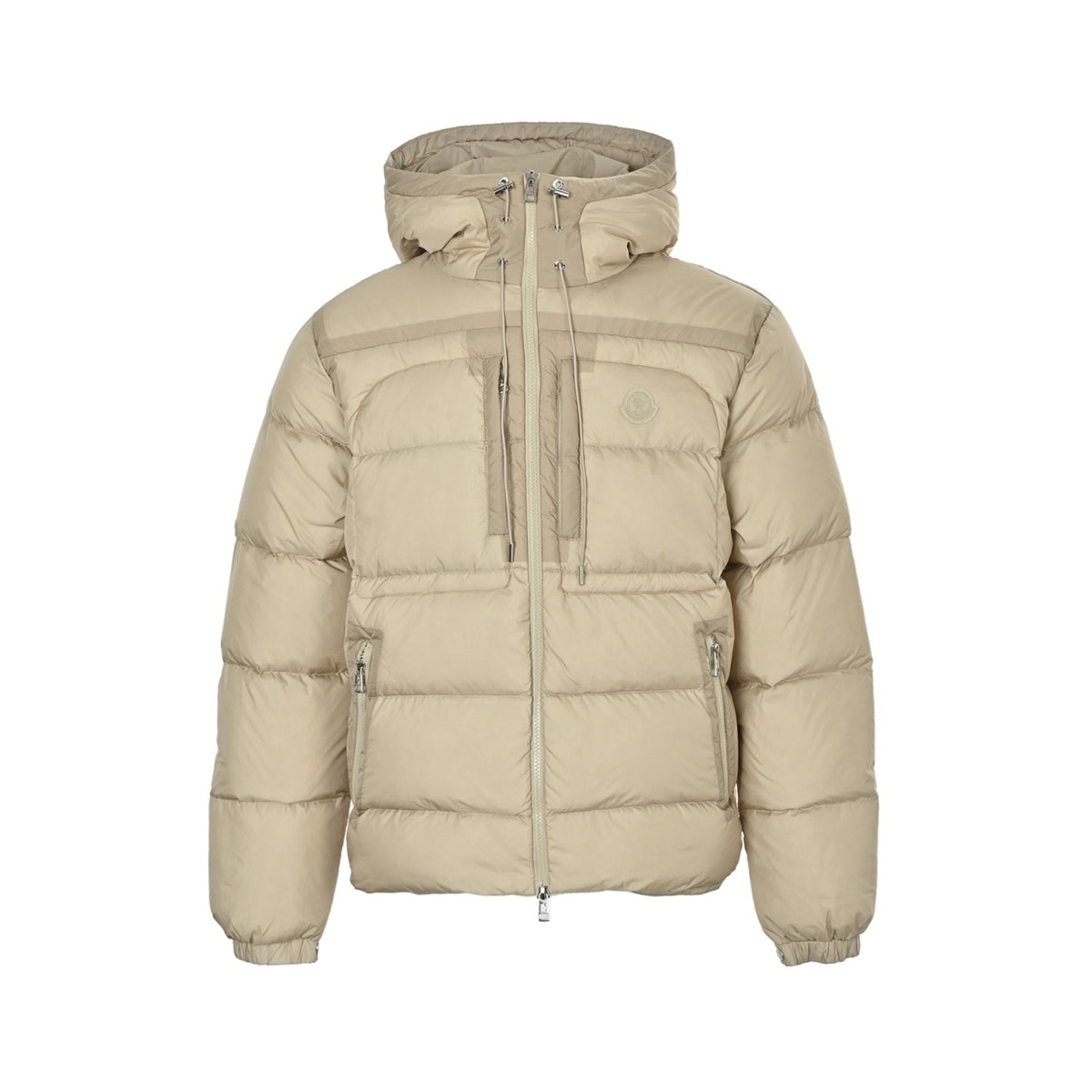 Moncler/Mask 25Fw double zipper pocket hooded down jacket