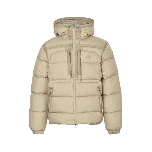 Moncler/Mask 25Fw double zipper pocket hooded down jacket