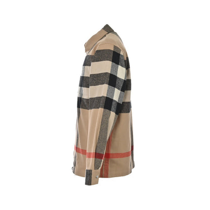 Burberry 22Fw large plaid shirt jacket