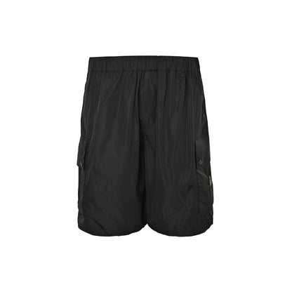 Moncler/Mask logo patch pocket shorts