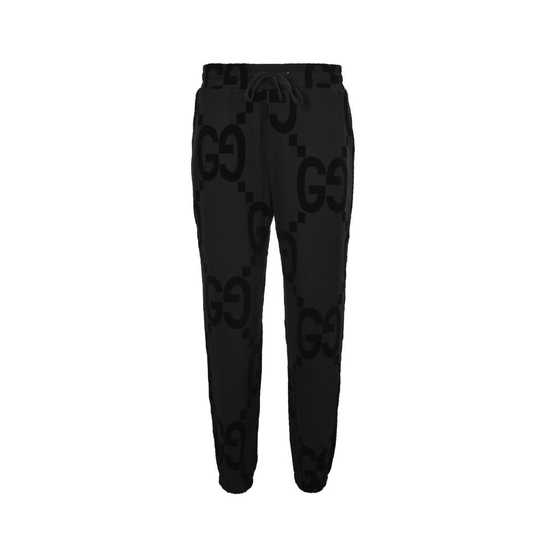 Gucci 24Fw Double G flocked printed suit trousers