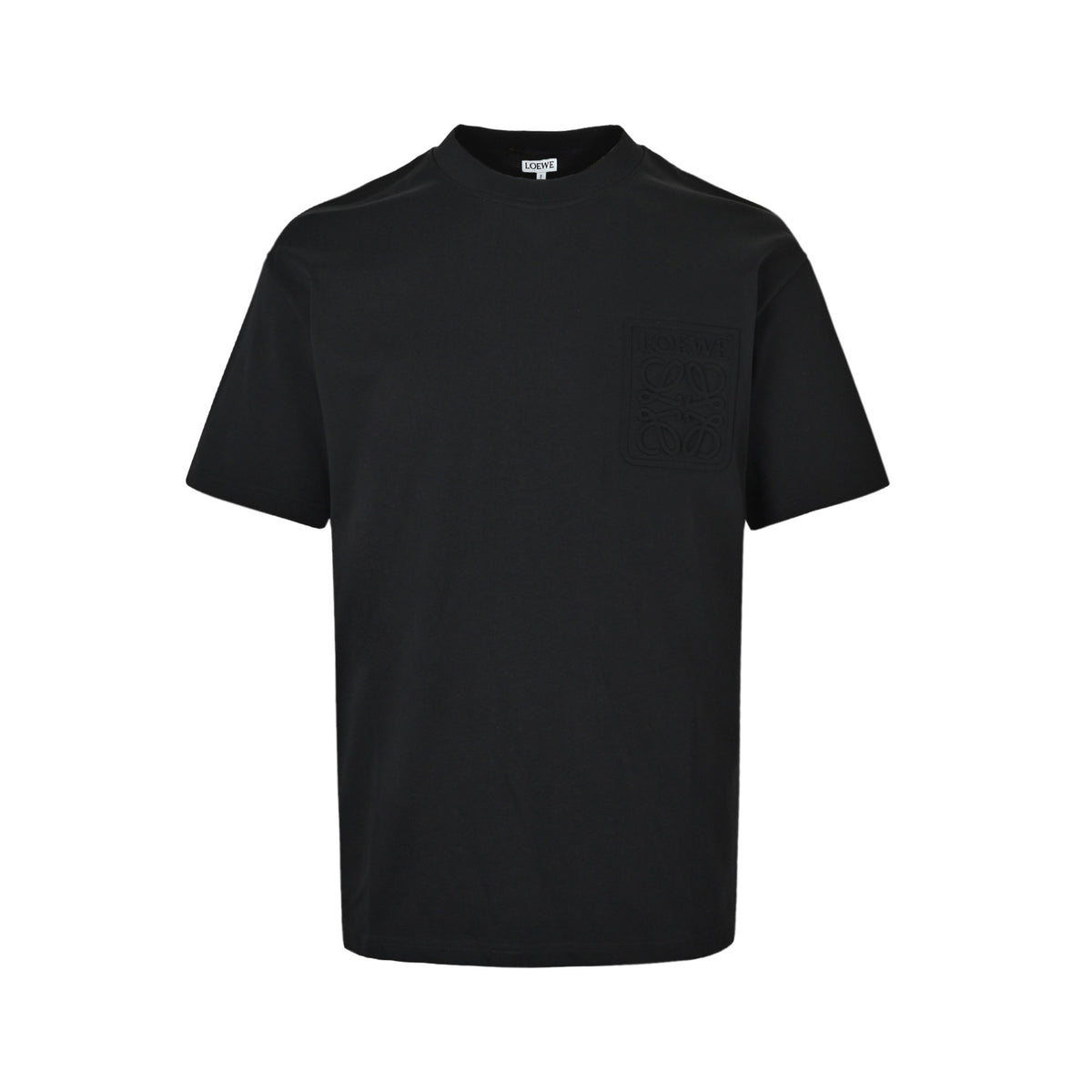Loewe/Luo Yiwei pocket embossed logo logo short sleeves