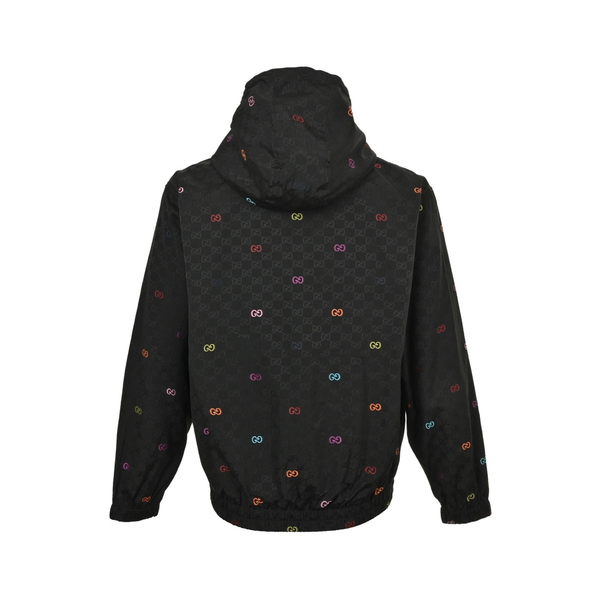 Gucci colorful jacquard GG canvas patchwork jacket