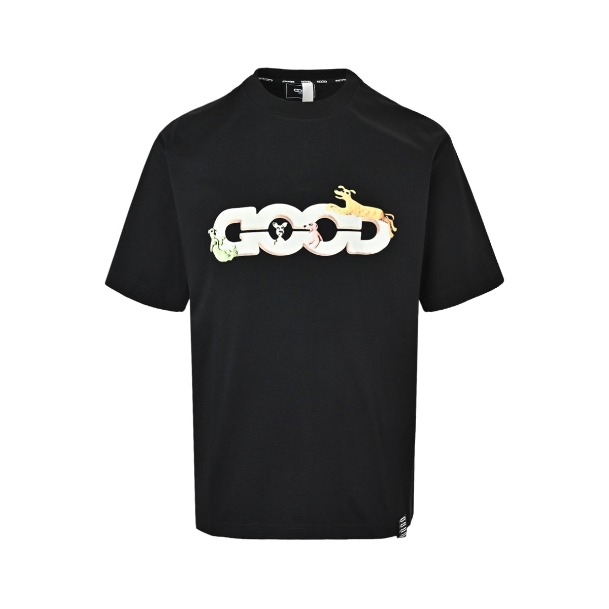 GOODBRAND 26ss plasticine puppy foam printed short sleeves