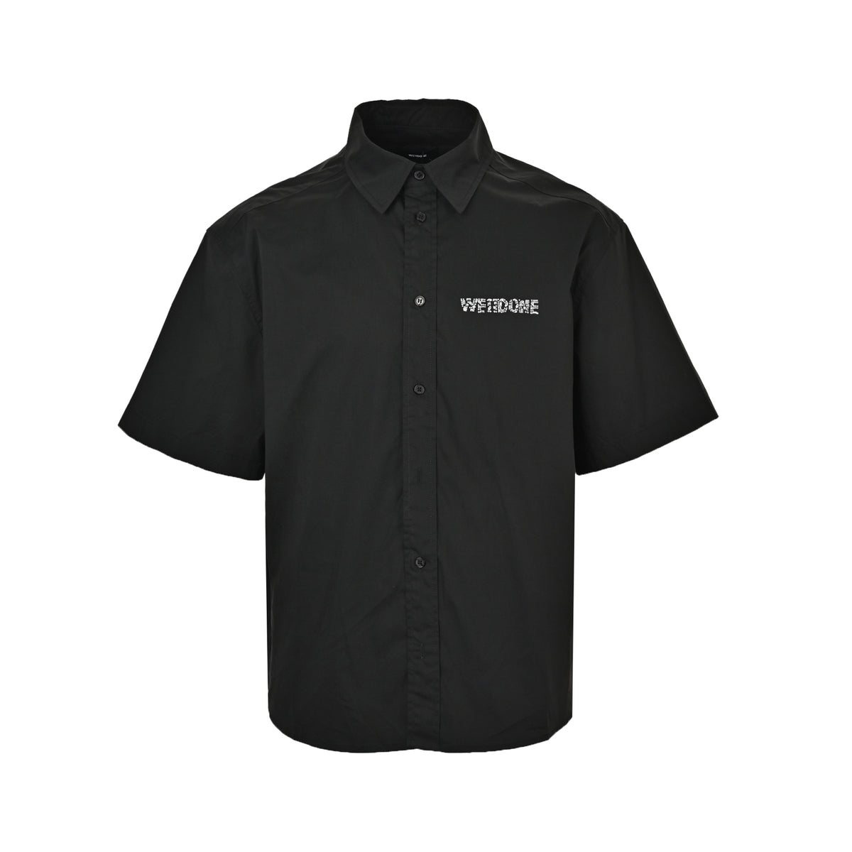 We11Done hot diamond logo short-sleeved shirt