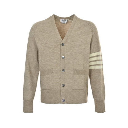 Thom Browne/Thom Brown four-bar wool cardigan sweater