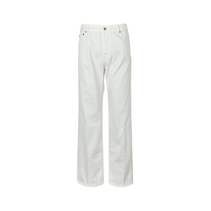 Celine back waist leather label jeans