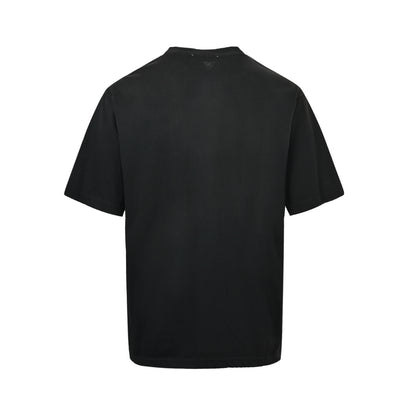 Acne Studios 1996 airbrushed distressed logo printed short sleeves