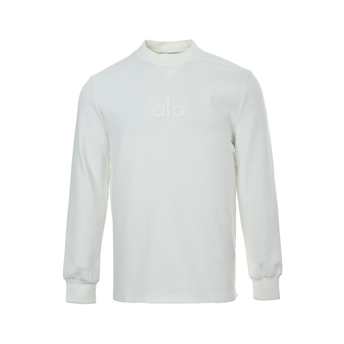 ALO 25Fw dark pattern three-dimensional logo tatami embroidered long-sleeved T-shirt