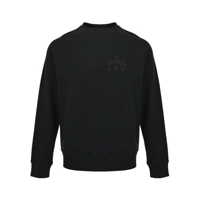Chrome Hearts/Chrome Heart 25Fw logo Sanskrit embroidered crew neck sweatshirt
