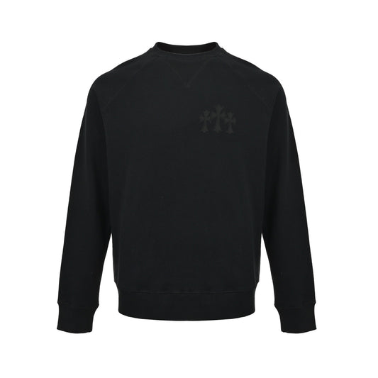 Chrome Hearts/Chrome Heart 25Fw logo Sanskrit embroidered crew neck sweatshirt