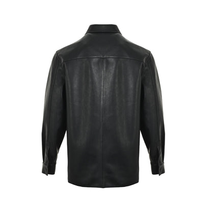 Loewe/Loewewe Anahram pocket zipper leather jacket