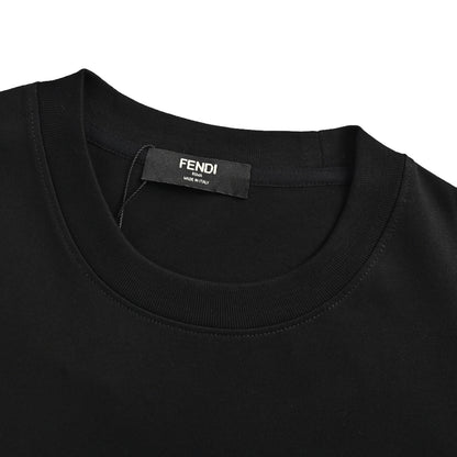 Fendi 25ss chest badge embroidered short sleeves
