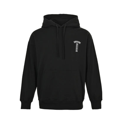 Chrome Hearts/Chrome Heart 25Fw classic Sanskrit letter logo embroidered hooded sweatshirt