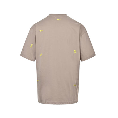 Balenciaga/Balanciaga 26ss 520 printed label short sleeves