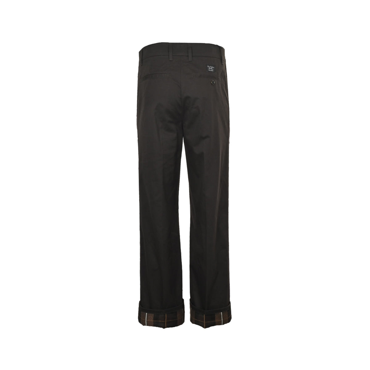 Louis Vuitton 25Fw presbyopic logo web plaid casual trousers