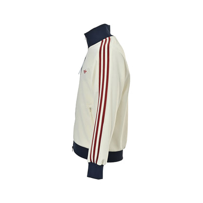 Adidas clover embroidered retro stand collar jacket